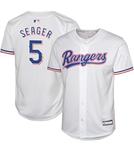 Amazon.com: Corey Seager Texas Rangers MLB Kids 4-7 White Home